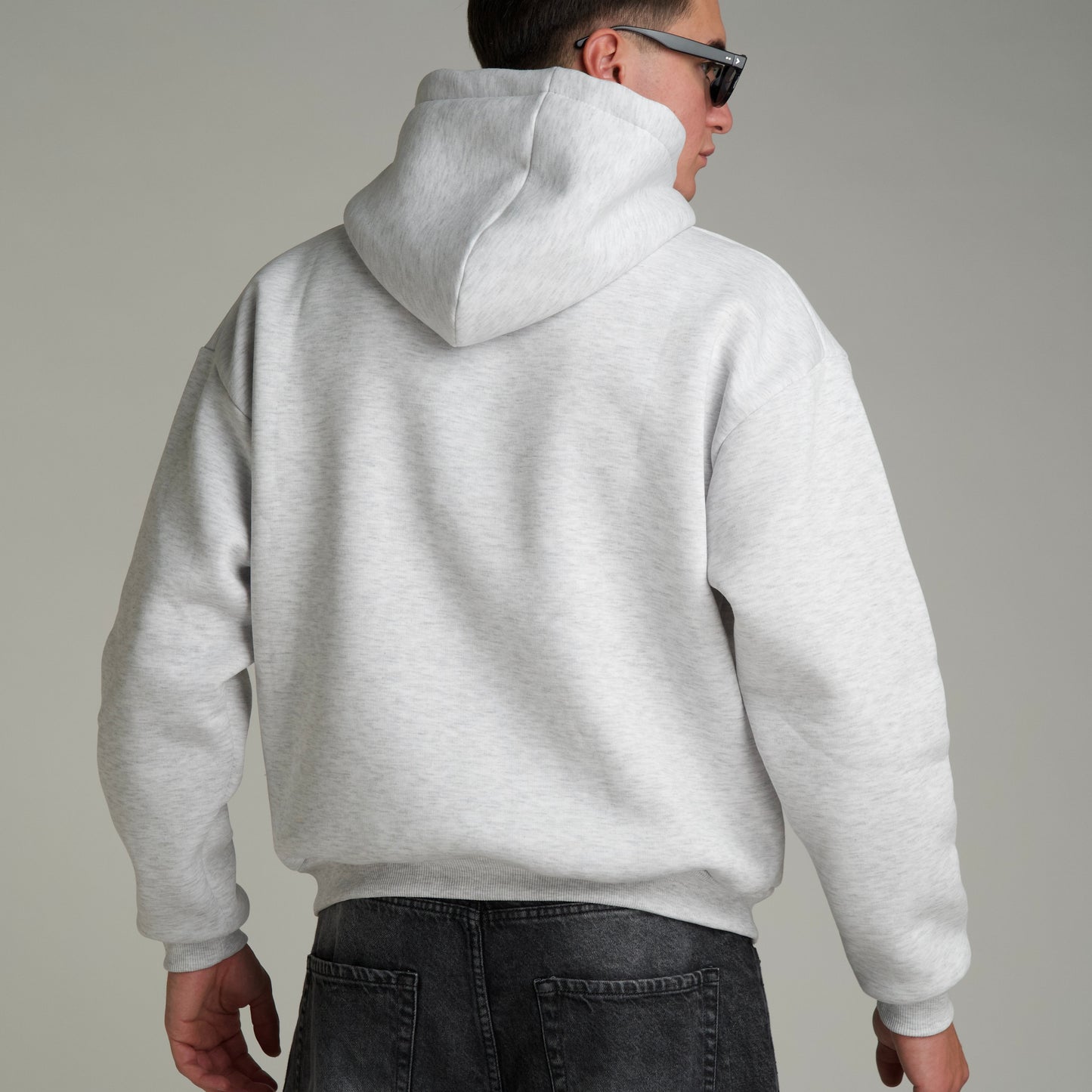 Essential Boxy Zip Silver