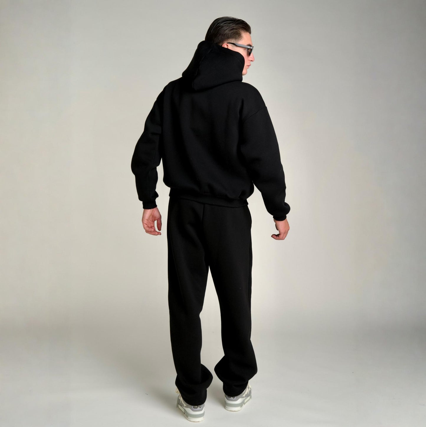 Black Tracksuit Set