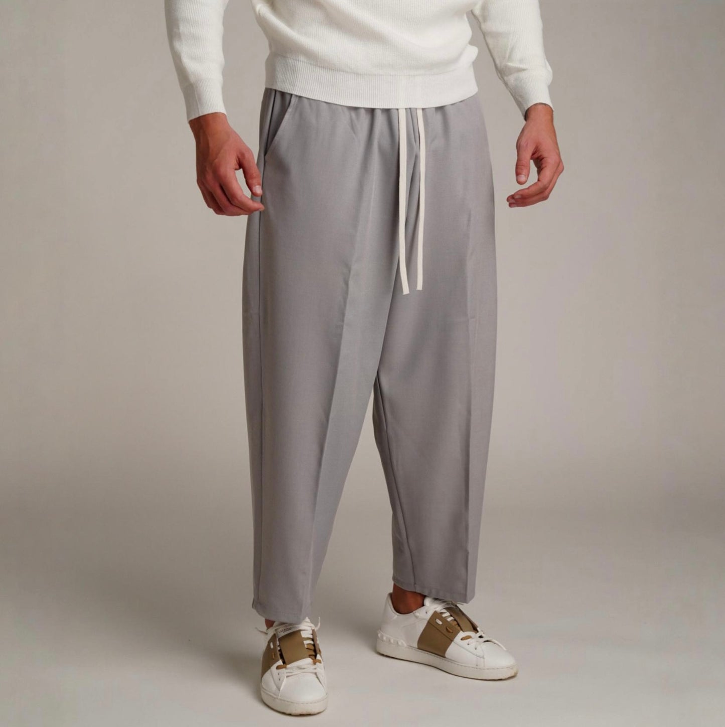 Pantalone Elegante Over Silver