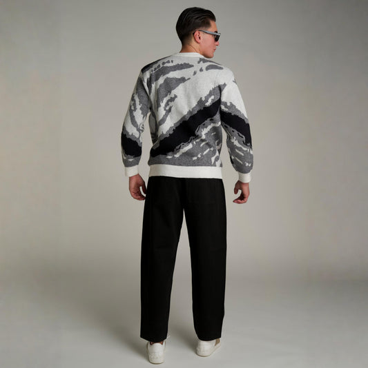 Coordinato Zebrato Bianco