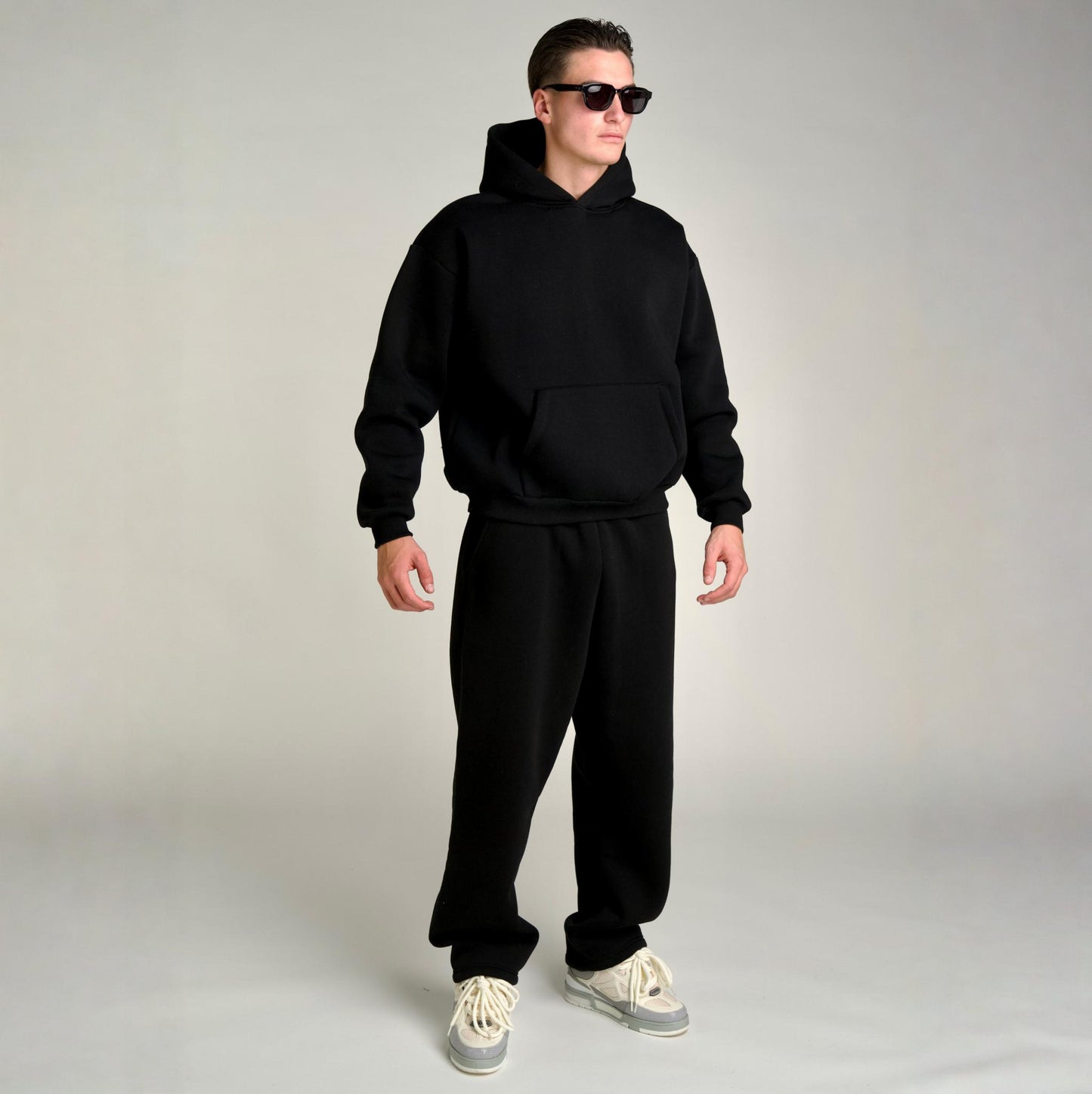 Black Tracksuit Set