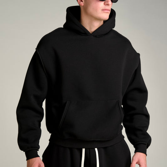 Boxy Fit Cuciture Esterne Black