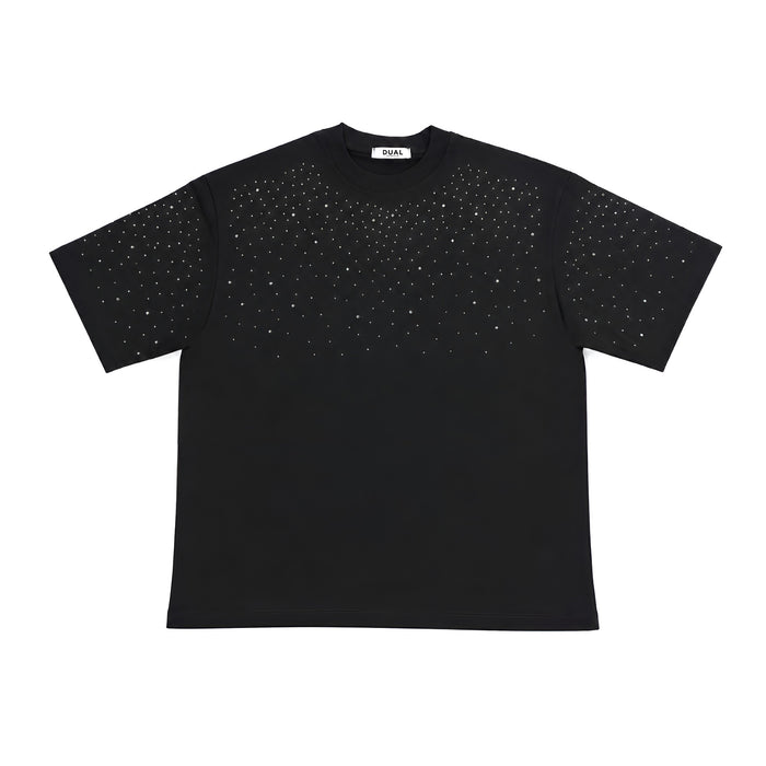T-shirt Brillantinata Nero