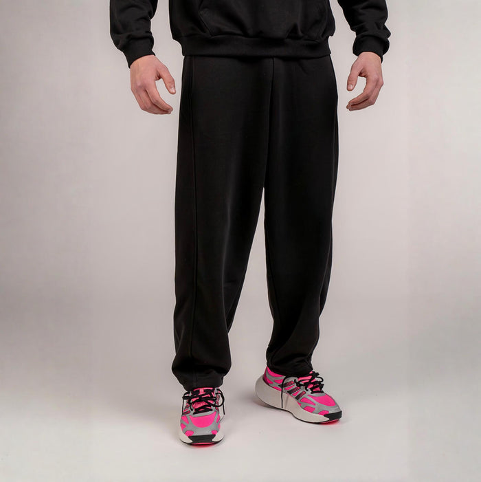 Pantalone Tuta Boxy Leggero Nero
